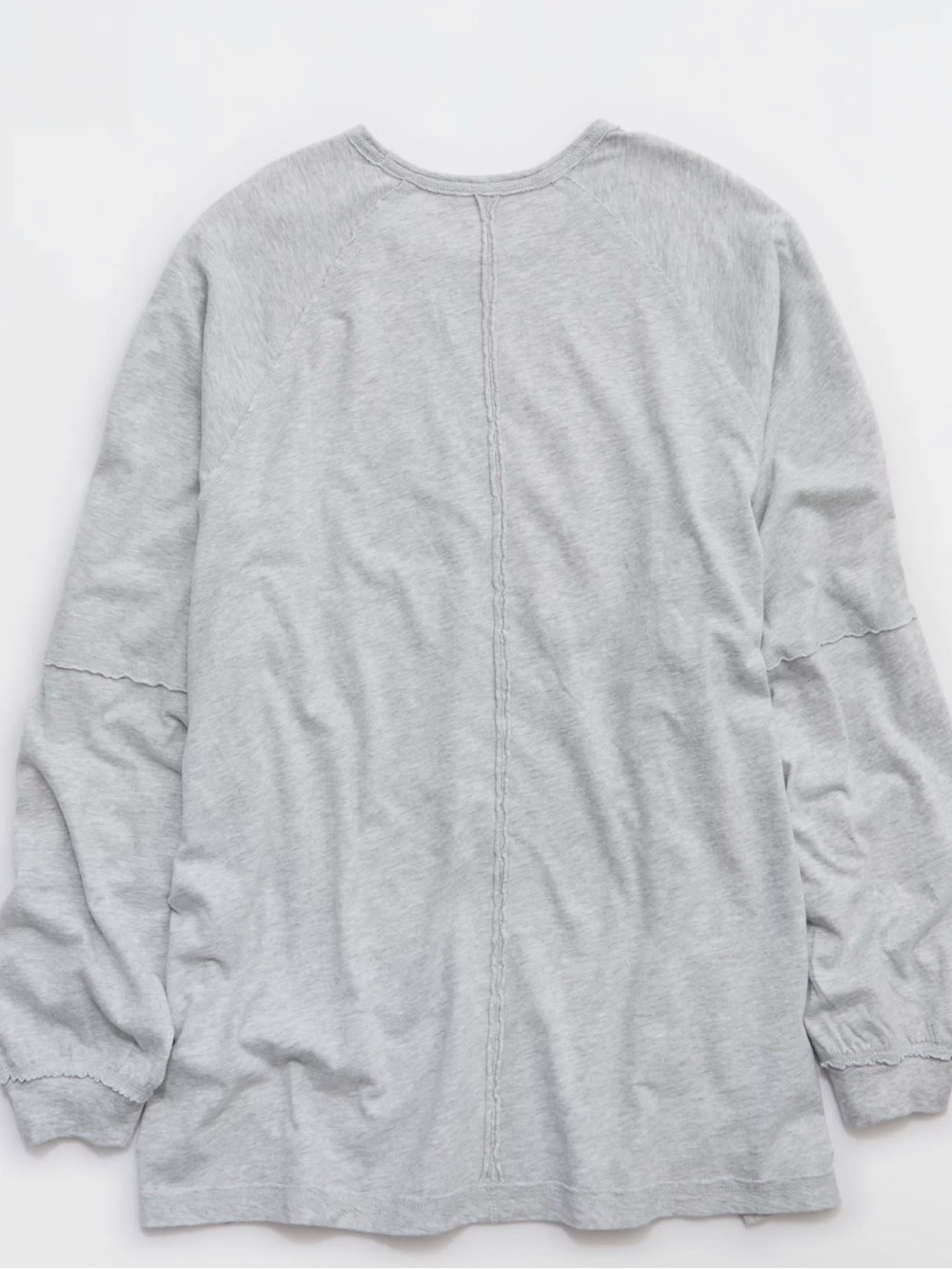 Aerie Cozy Long Sleeve Oversized Boyfriend T-Shirt - Picture 5 of 6